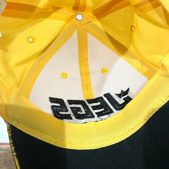 JEGS High Performance Racing Hat Cap Yellow & Black One Size Adjustable - Picture 4 of 9